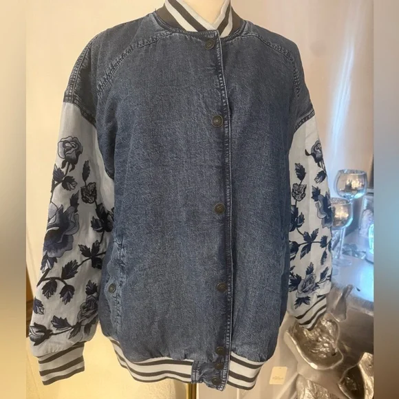 NWT Free People Team Spirit Jacket Jackets & Coats